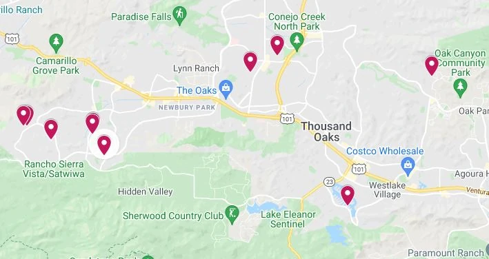 2021 christmas lights map ventura county