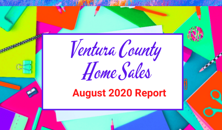 Read more about the article Ventura County Home Sales: August 2020 Report is UP!