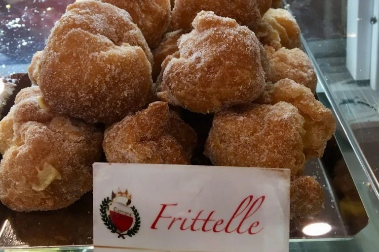 Frittelle pastries at Carrara Pastries