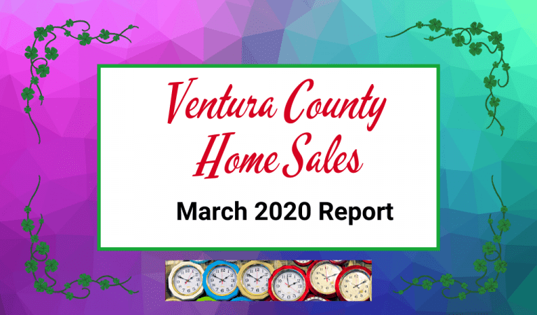 Read more about the article Ventura County Home Sales: March 2020 Report