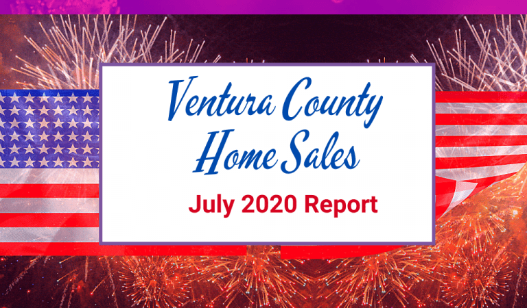 Read more about the article Ventura County Home Sales: July 2020 Report’s Exciting Increased Escrows and Sales